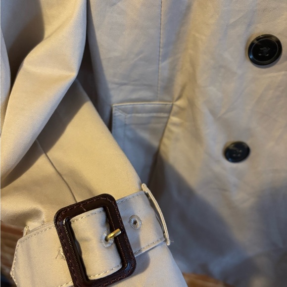 NWOT Banana Republic Beige Trench Coat - Picture 6 of 11